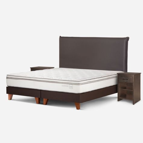 Cama Europea Rosen Classique+ King + Muebles Maurice-1