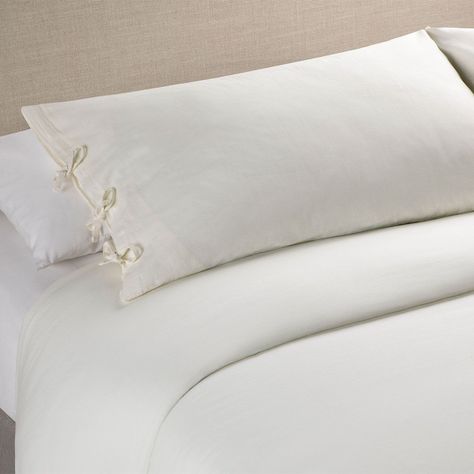 Funda Plumón Rosen Lino-Algodón Pure Liso King Blanco-1