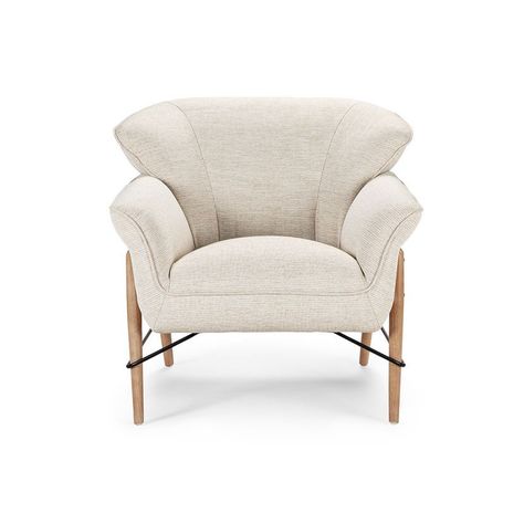 Poltrona Rosen Milligan Tela Beige-1