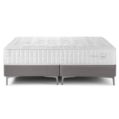 Box Spring Rosen Pearl King 180 X 200 Cm Base Gris-1
