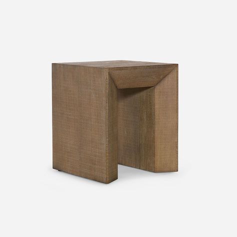 Mesa Lateral Rosen Ruka 50 x 50 cm Cafe-0