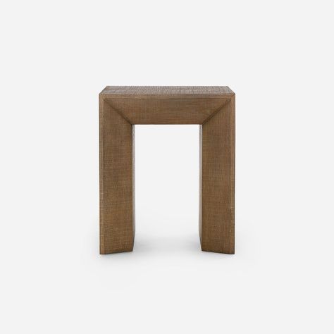 Mesa Lateral Rosen Ruka 50 x 50 cm Cafe-1
