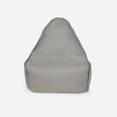 Asiento Tipo Pera de Terraza Barlovento Tela Gris-1