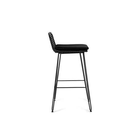 Taburete Rosen Zadar 50x57x97 cm Negro-1