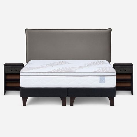 Cama Europea Neo Plus King + Muebles Maurice-0