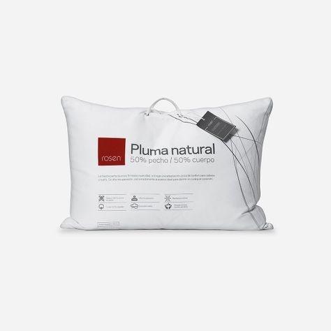 Almohada Rosen Pluma Natural 50% Pecho Americana 50x70 cm-0