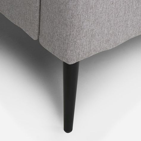 Poltrona Rosen Milton Tela Gris-4