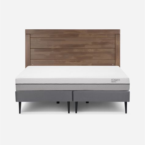 Cama Europea Pratta 2 Plazas BD Pata Acero+ Respaldo Sicilia-0