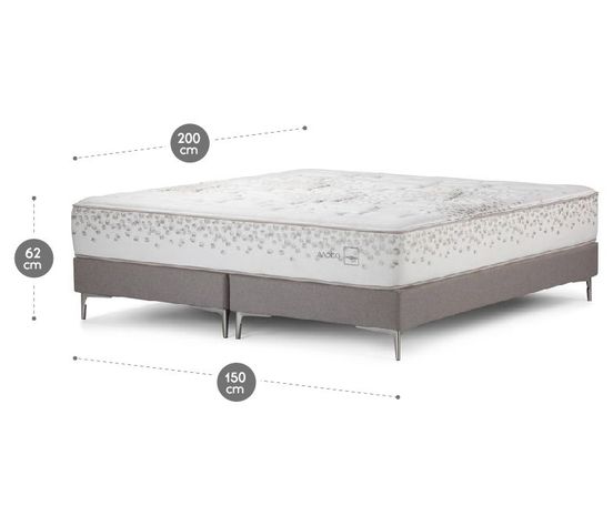 Cama Europea Rosen Mobo 2 Plazas BD 150 x 200 cm-1