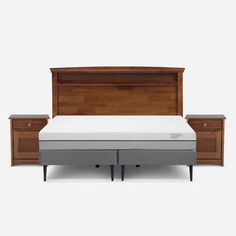 Cama Pratta 2 Plazas Base Dividida + Muebles Veneto-0