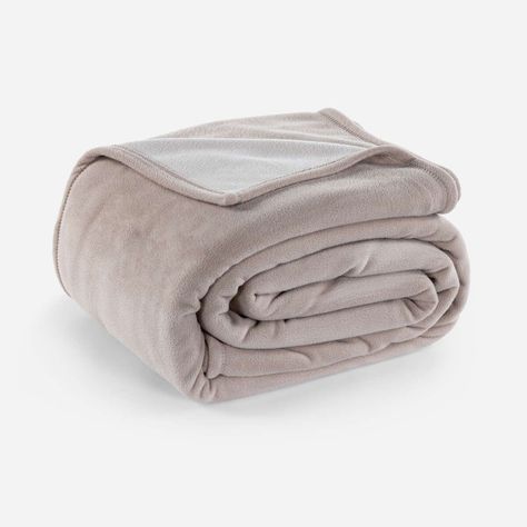 Frazada Rosen 410 gramos Bicolor Gris Topo King-0