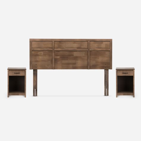 Cama Classique+ Rosen 2 Plazas Con Muebles Robin Tostado-2
