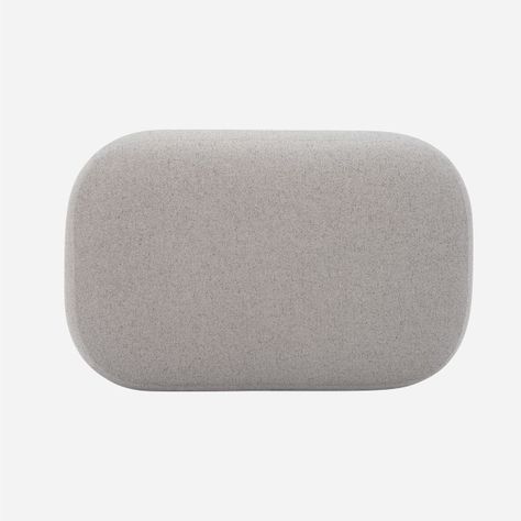 Pouf Grand Medium Tela Gris-2