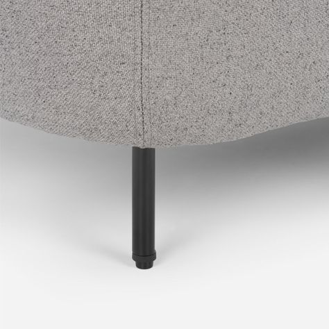 Pouf Grand Medium Tela Gris-3