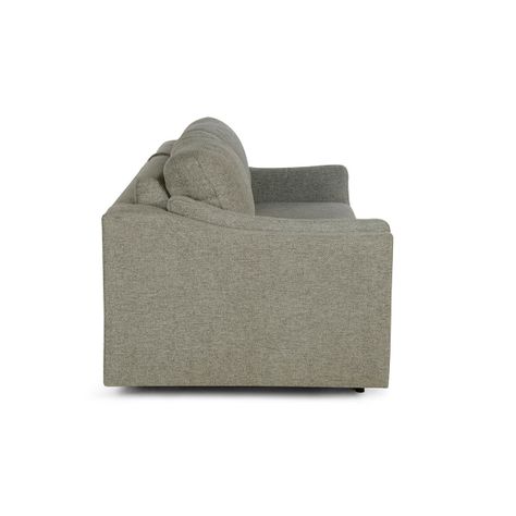 Sofá Cama Rosen Tyler One Fold 3 Cuerpos Tela Ceniza-3