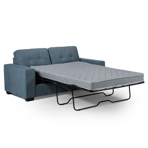 Sofá Cama Dream 3 Cuerpos Tela Azul-1