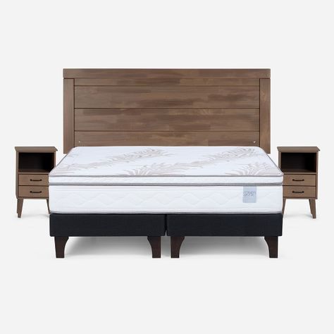 Cama Europea Neo Plus King + Respaldo + Valadores Sicilia-0