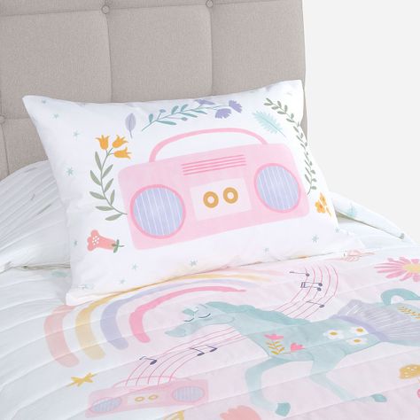 Cubrecama Rosen Kids Algodón Unicornio Folk 1,5 Plazas-4