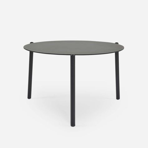 Mesa Lateral de Terraza Rosen Milos Charcoal-0