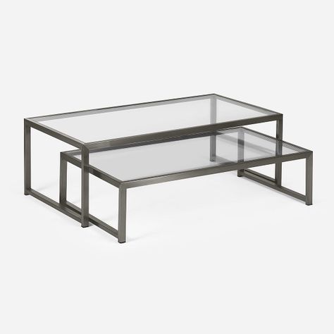 Mesa de Centro Nido Rosen Tresa 120 x 60 cm Grafito-2