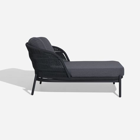 Reposera Daybed Rosen Milos Negro-1