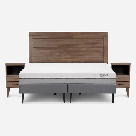 Cama Europea Pratta 2 Plazas Pata Acero BD + Muebles Sicilia-0