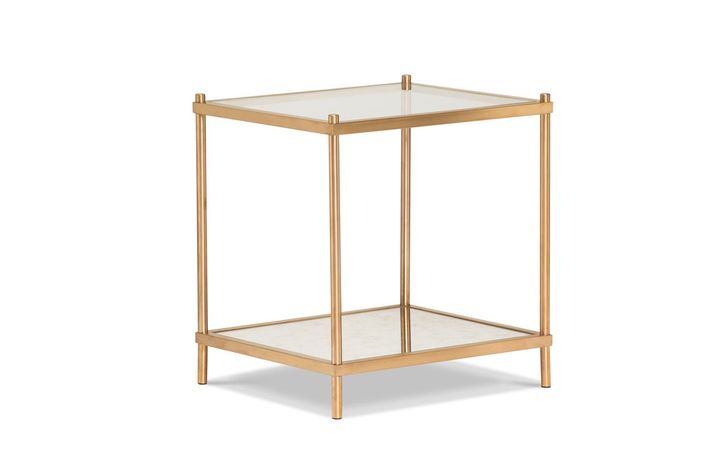 Mesa Lateral Rosen Tribeca 50 x 45 cm Dorado-0
