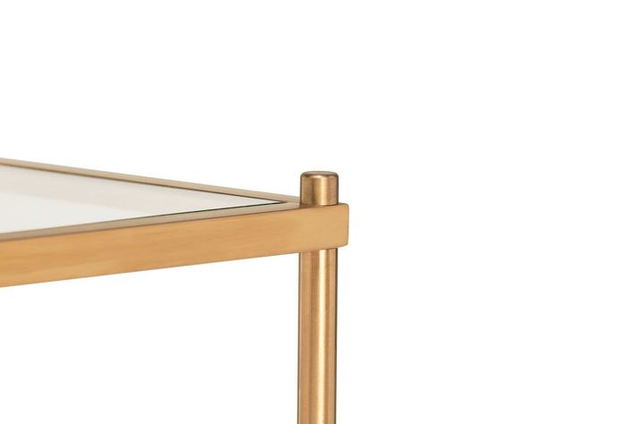 Mesa Lateral Rosen Tribeca 50 x 45 cm Dorado-4