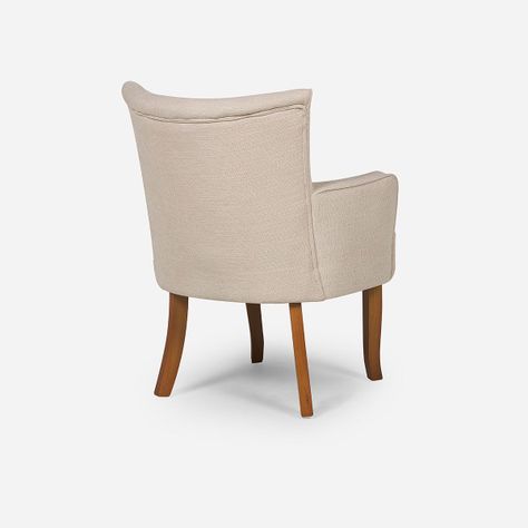 Set 2 Poltronas Rosen Emily Tela Crudo-6