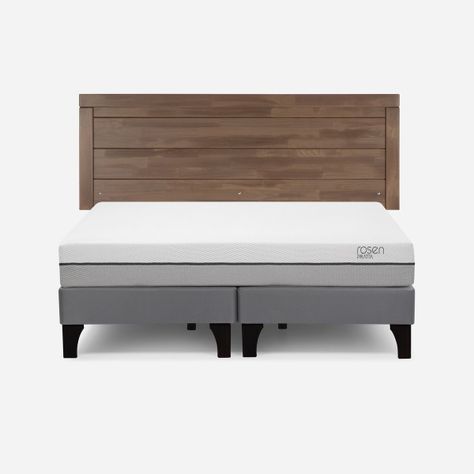 Cama Europea Pratta King Pata Madera BD  + Respaldo Sicilia-0