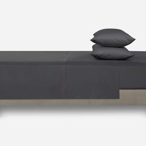 Sábana Rosen 180 Hilos Lisa Charcoal Súper King-0