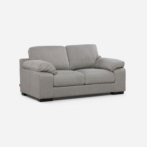 Sofá Rosen Bolonia 2,5 Cuerpos Tela Gris-0
