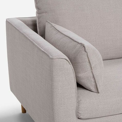 Sofá Rosen Cavour 3 Cuerpos Tela Beige-4