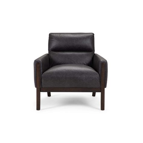Poltrona Rosen Timber Cuero Stone-3