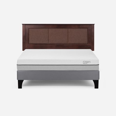 Cama Europea Pratta 2 Plazas Pata Madera BN +Respaldo Rachel-0