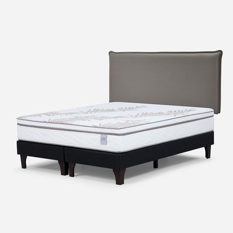 Cama Europea Neo Plus 2 Plazas 150x200 cm + Respaldo Maurice-2