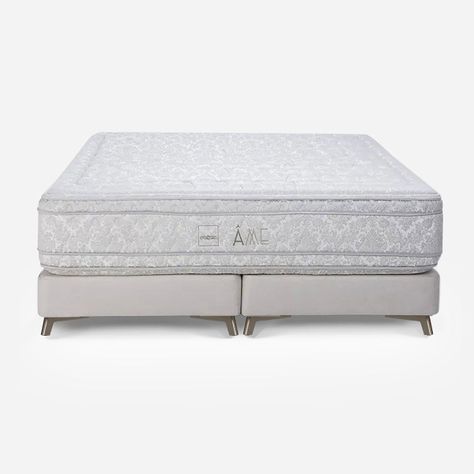 Box Spring Rosen Ame Gray II King 180 x 200 cm-2