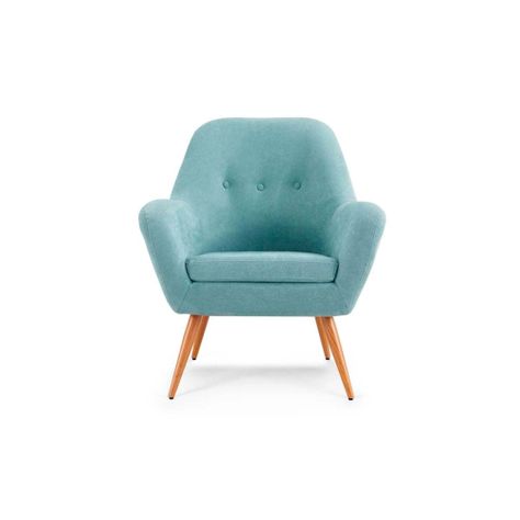 Kit 2 Poltronas Rosen Bartolo Pata Metálica Tela Denim-3