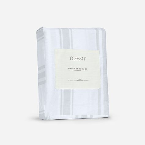 Funda Plumón Algodón Rayas Beck 1,5 Plazas-5