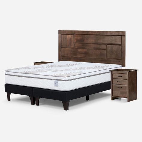 Cama Europea Neo Plus 2 Plazas 150x200 cm + Muebles Dolce-1