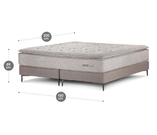 Box Spring Rosen Bock 2 Plazas 150 x 200 cm-2