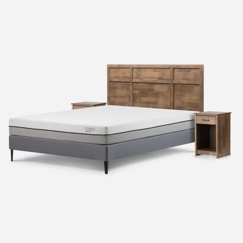 Cama Pratta 2 Plazas + Muebles Robin Tostado-2