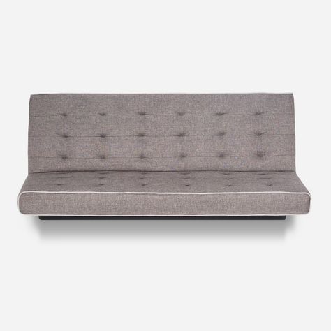 Futón Rosen Olivia 3 Cuerpos Tela Gris-7