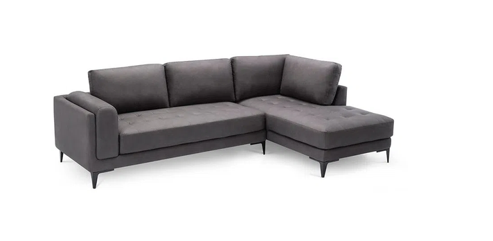 Sofá Seccional Rosen Roxton Derecho Tela Charcoal-0