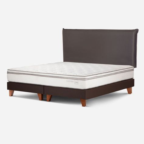 Cama Europea Rosen Classique+ King + Respaldo Maurice-2