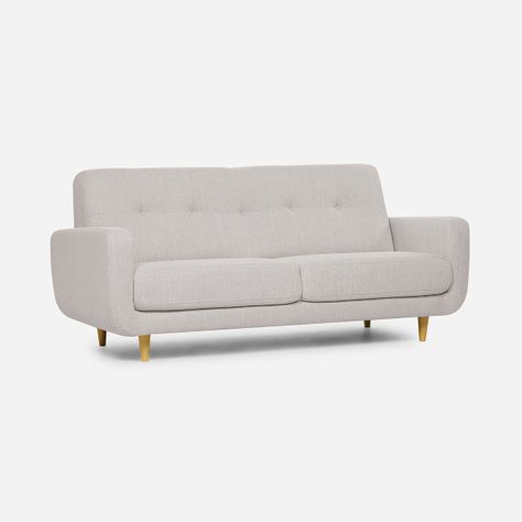 Sofá Rosen Sophia 3 Cuerpos Tela Beige-0