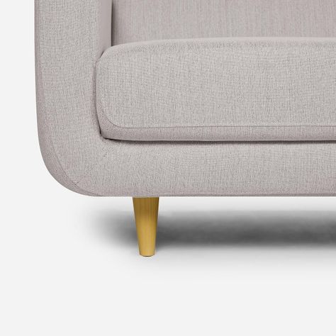 Sofá Rosen Sophia 3 Cuerpos Tela Beige-5