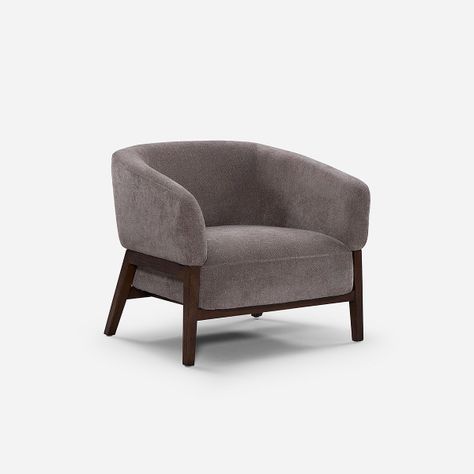 Poltrona Rosen Bolton Tela Grafito-0