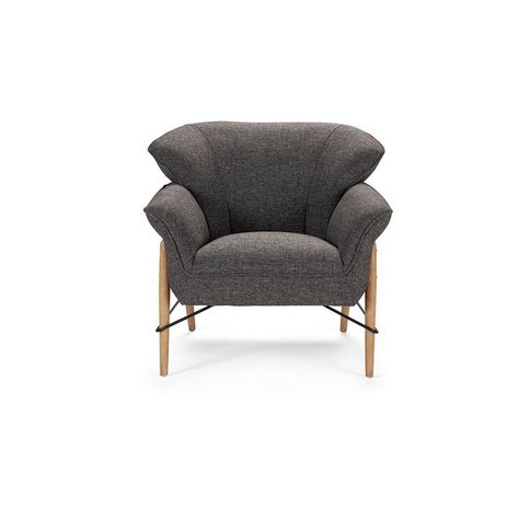 Poltrona Rosen Milligan Tela Gris-2