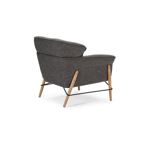 Poltrona Rosen Milligan Tela Gris-5